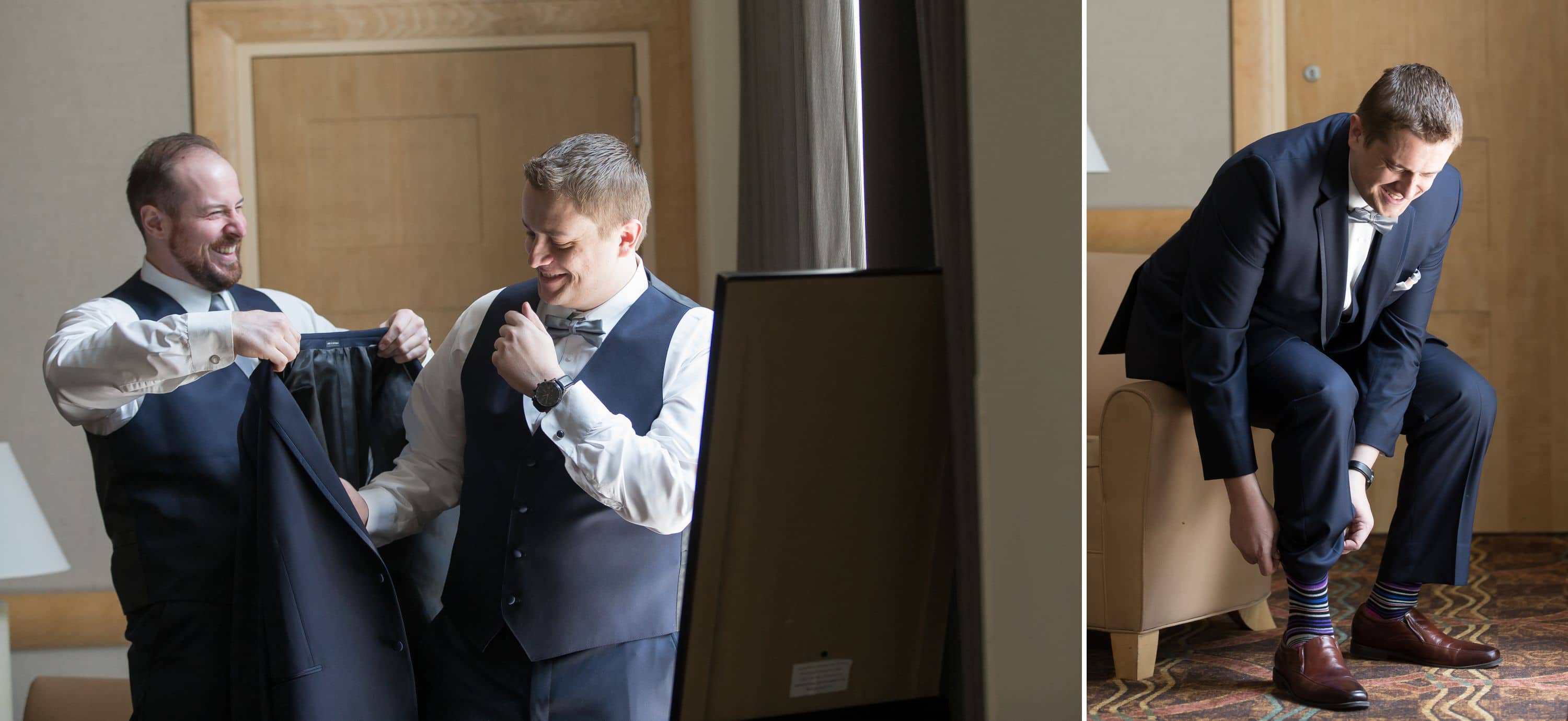 Groom at a Diplomat Beach Resort Wedding